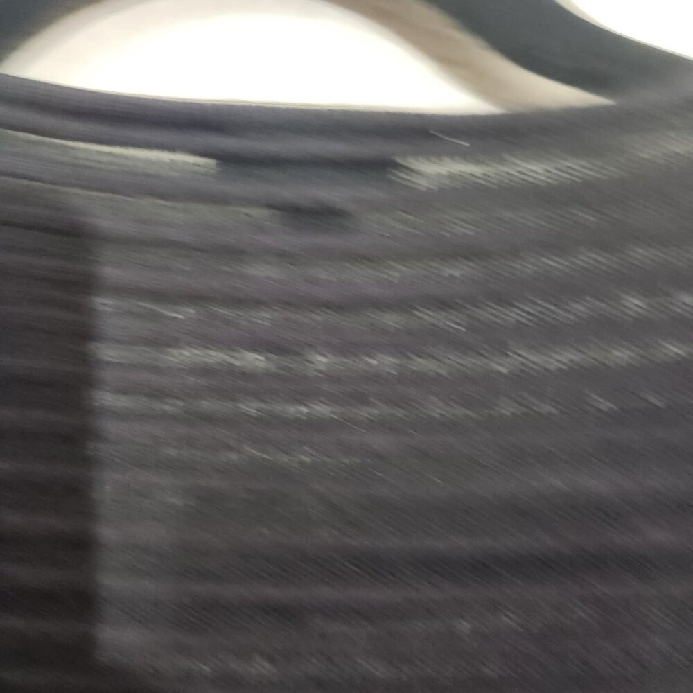 Talbots Black Ribbed Open Cardigan Sweater L - Picture 4 of 10